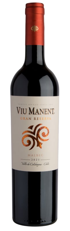 Viu Manent Gran Reserva Malbec 2021 Front Bottle Shot