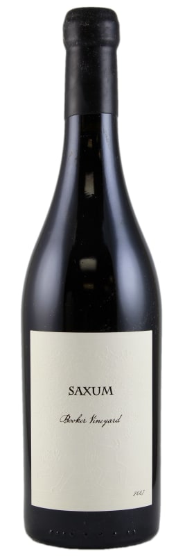 Saxum Booker Vineyard 2007 Front Bottle Shot