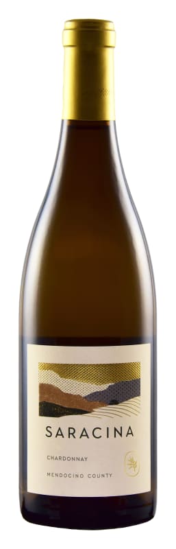 Saracina Vineyards Chardonnay 2024 Front Bottle Shot