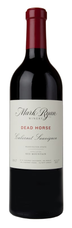 Mark Ryan Dead Horse Cabernet Sauvignon 2017 Front Bottle Shot