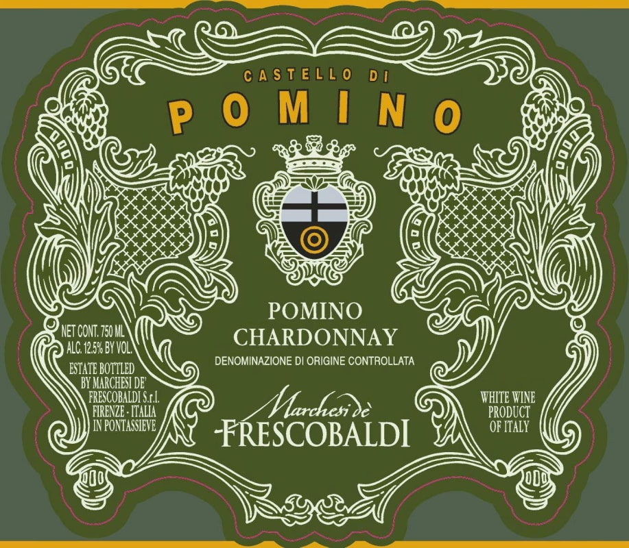 Frescobaldi Pomino Chardonnay 2014 Front Label