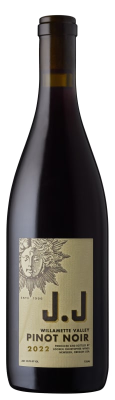 J. Christopher J.J Willamette Valley Pinot Noir 2022 Front Bottle Shot
