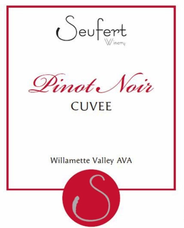 Seufert Winery Cuvee Pinot Noir 2013 Front Label