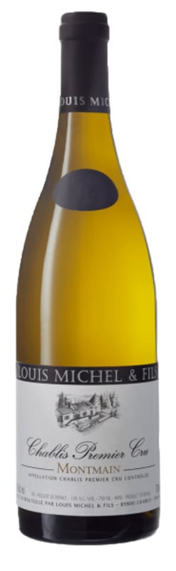 Louis Michel Chablis Montmain Premier Cru 2023 Front Bottle Shot