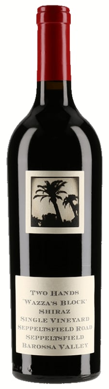 Two Hands Wazza's Block Shiraz 2015 Front Bottle Shot