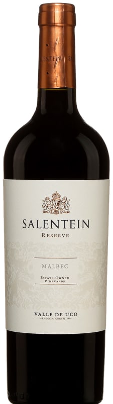 Salentein Reserve Malbec 2021 Front Bottle Shot