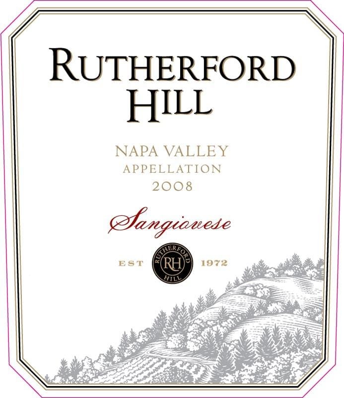 Rutherford Hill Sangiovese 2008 Front Label