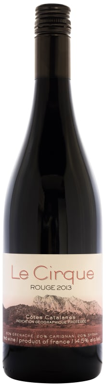Le Cirque Rouge 2013 Front Bottle Shot