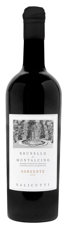 Salicutti Brunello di Montalcino Sorgente 2018 Front Bottle Shot