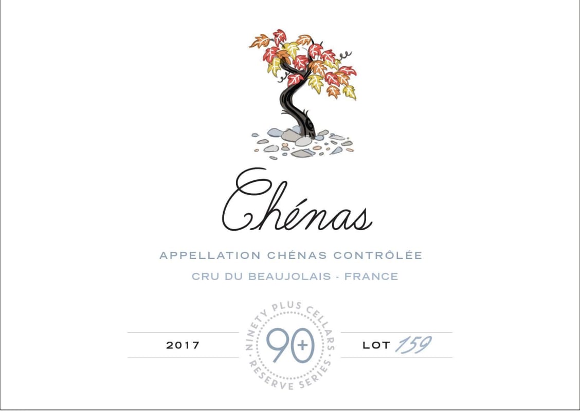 Ninety Plus Cellars Chenas Lot 159 2017 Front Label