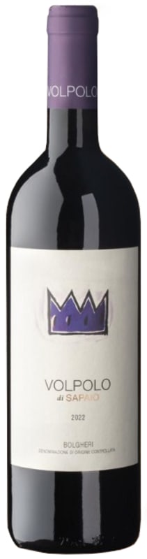 Podere Sapaio Volpolo 2022 Front Bottle Shot