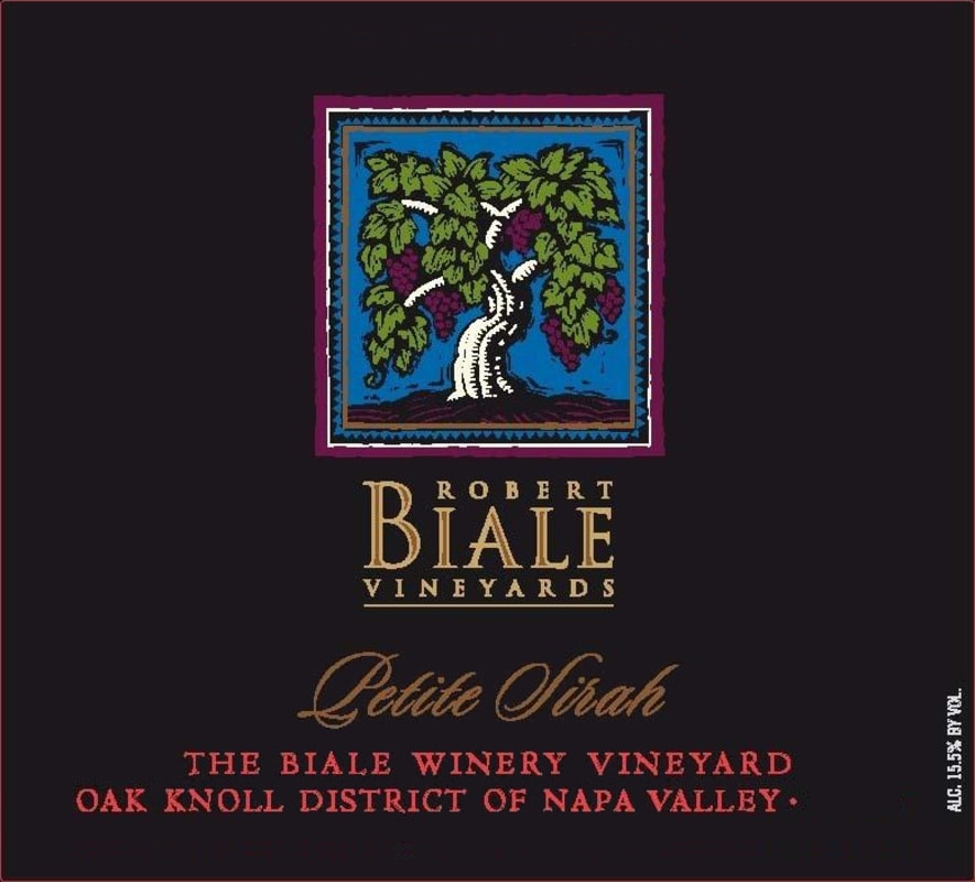 Robert Biale Vineyards Napa Valley Petite Sirah 2012 Front Label
