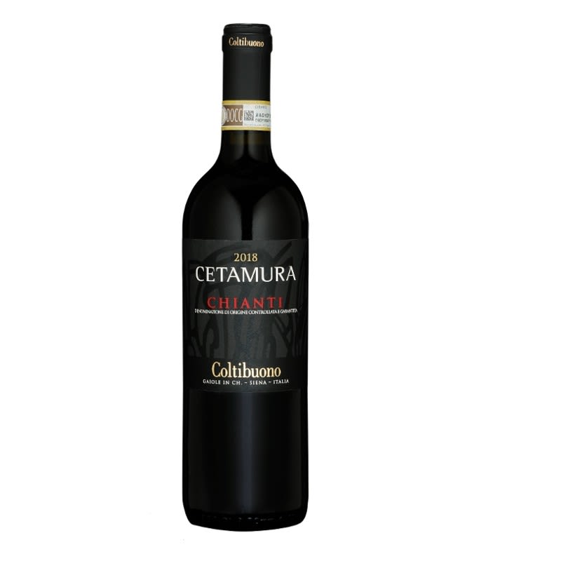 Badia a Coltibuono Cetamura Chianti 2018 Front Bottle Shot