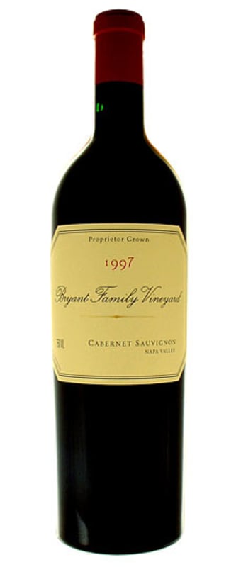 Bryant Family Cabernet Sauvignon 1997 Front Bottle Shot