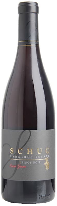 Schug Carneros Estate Grown Pinot Noir 2016 Front Bottle Shot