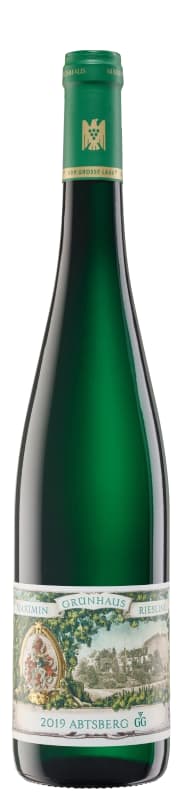 Maximin Grunhaus Abtsberg Riesling Grosses Gewachs 2019 Front Bottle Shot