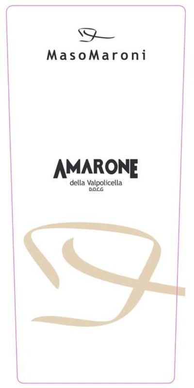 Corte Figaretto Amarone della Valpolicella MasoMaroni 2014 Front Label