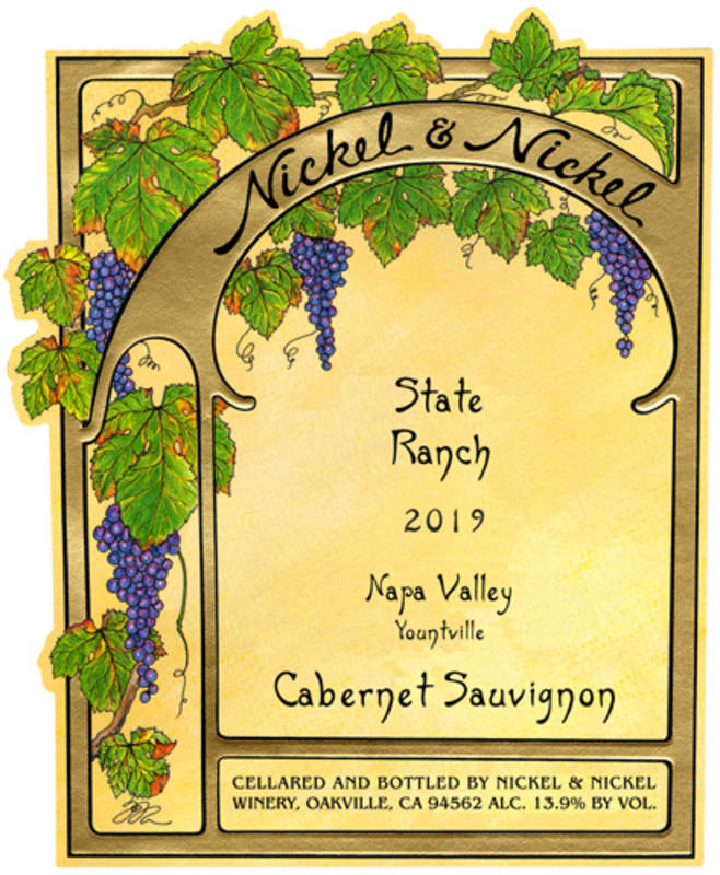 Nickel & Nickel State Ranch Cabernet Sauvignon (3 Liter) 2019 Front Label