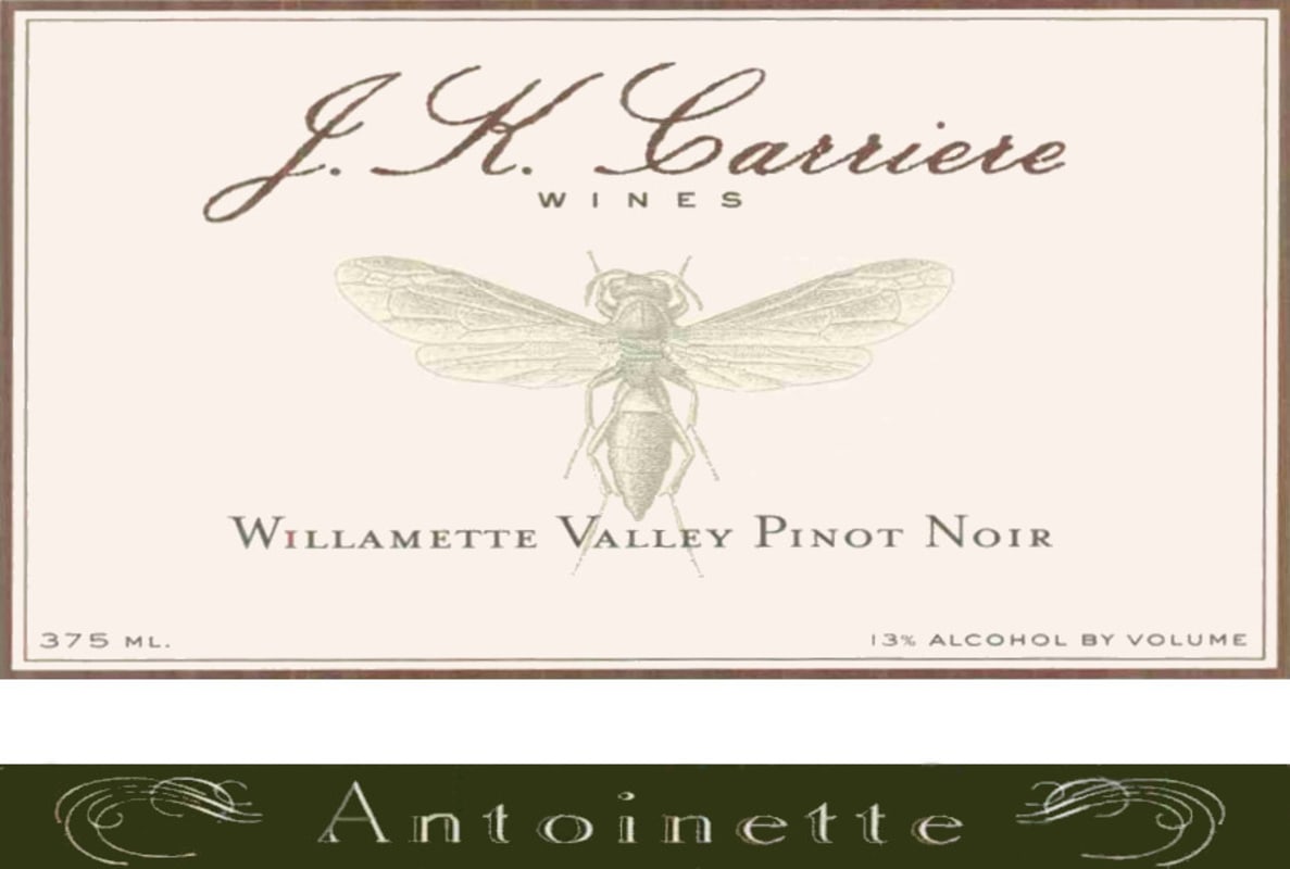 J.K. Carriere Antoinette Pinot Noir 2007 Front Label