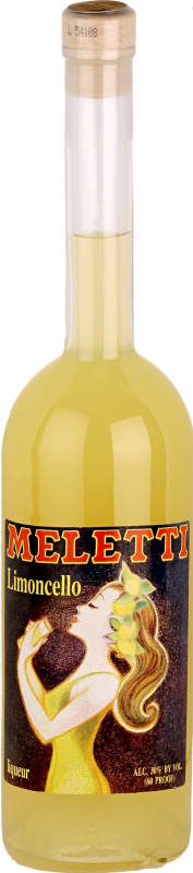 Meletti Limoncello Liqueur Front Bottle Shot