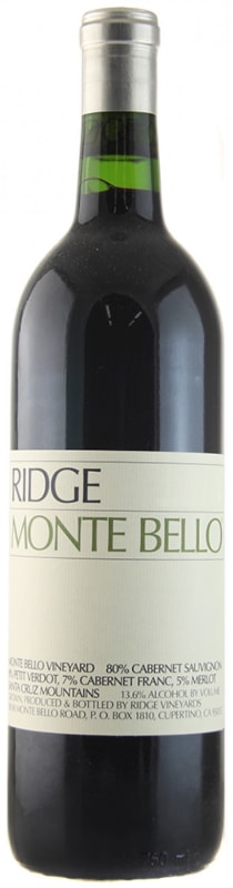 Ridge Monte Bello (1.5 Liter Magnum) 2011 Front Bottle Shot