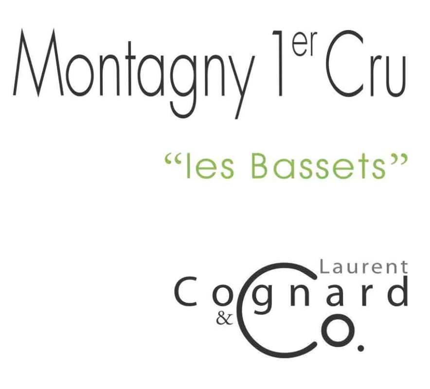 Laurent Cognard Les Bassets Montagny Premier Cru 2016 Front Label