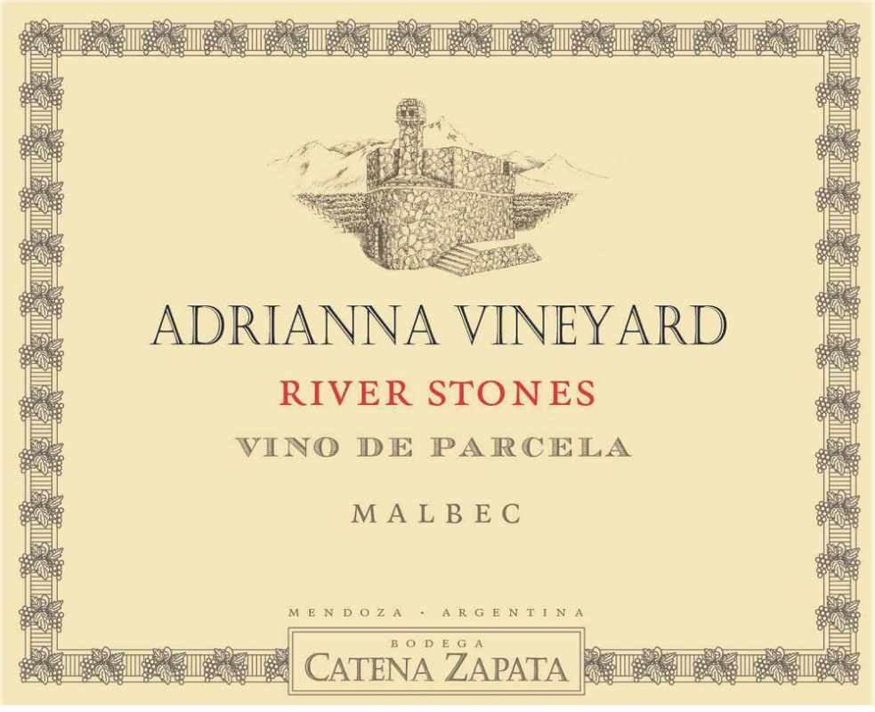 Catena Zapata Adrianna Vineyard River Stones Malbec (1.5 Liter Magnum) 2015 Front Label