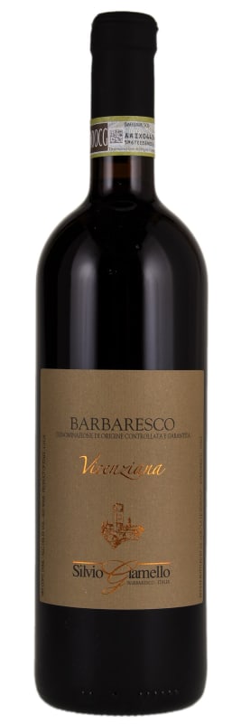 Silvio Giamello Vincenzia Barbaresco 2017 Front Bottle Shot