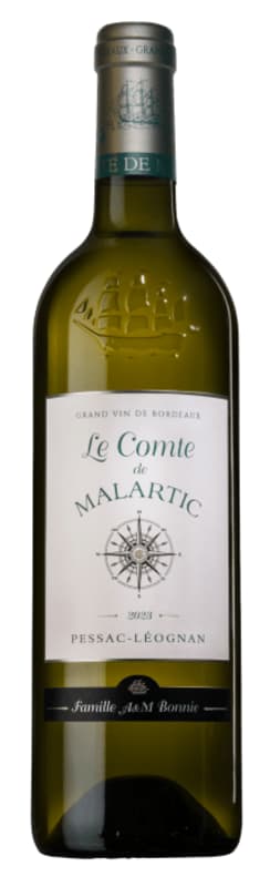 Chateau Malartic-Lagraviere Le Comte de Malartic Blanc 2023 Front Bottle Shot