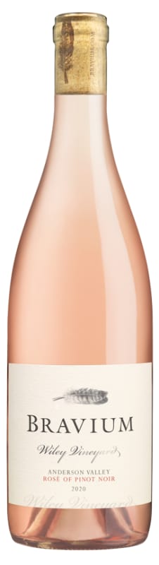 Bravium Anderson Valley Rose of Pinot Noir 2020 Front Bottle Shot