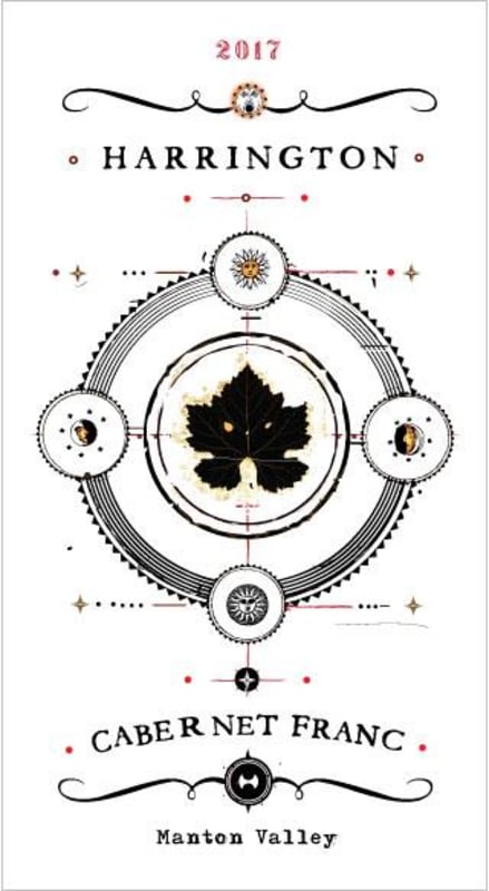 Harrington Cedar Crest Vineyard Cabernet Franc 2017 Front Label
