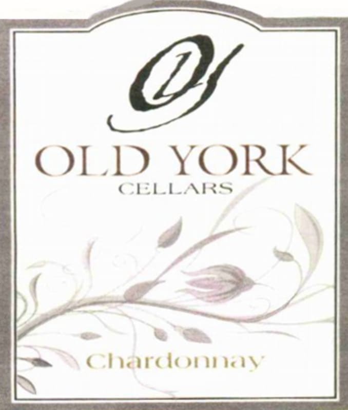 Old York Cellars Chardonnay 2010 Front Label