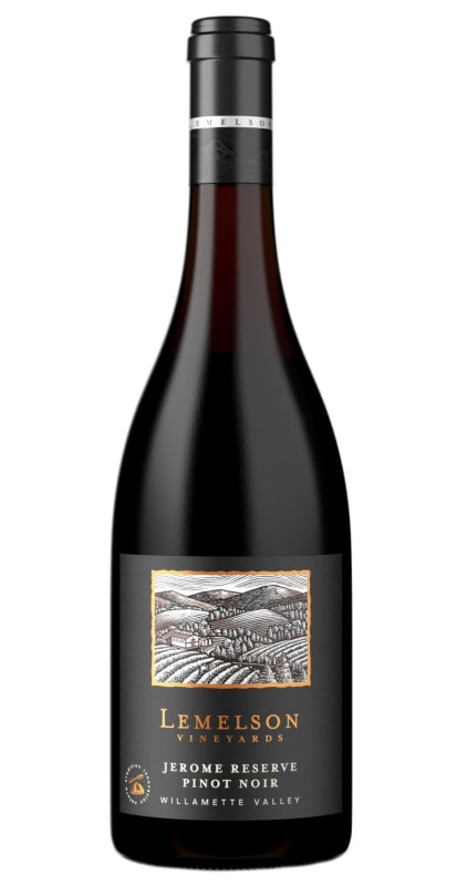 Lemelson Jerome Reserve Pinot Noir 2021 Front Bottle Shot