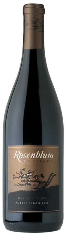 Rosenblum Cellars Heritage Clones Petite Sirah 2012 Front Bottle Shot