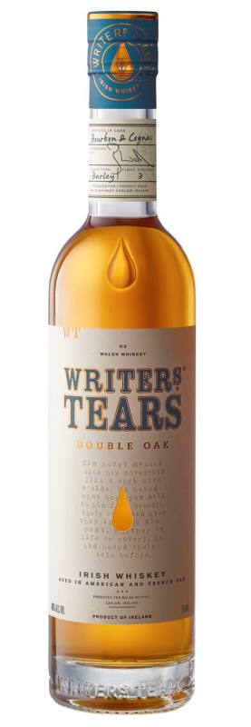 Writers' Tears Double Oak Irish Whiskey Front Bottle Shot