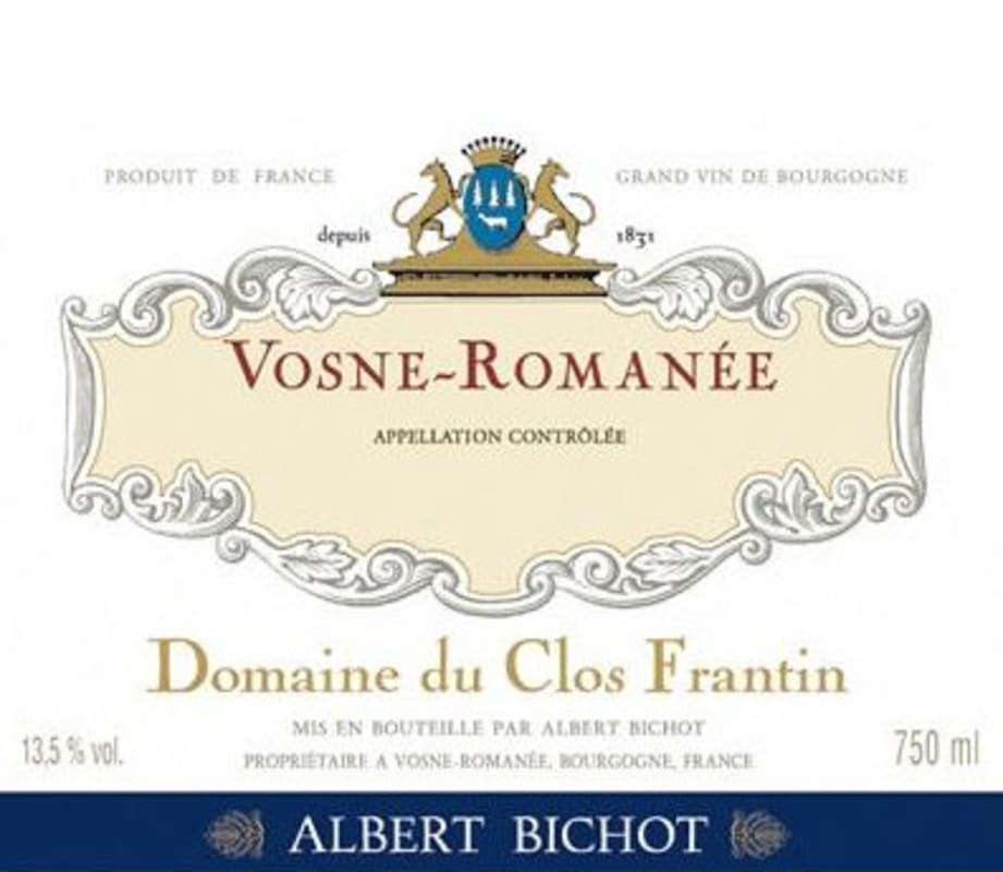 Albert Bichot Vosne-Romanee Domaine du Clos Frantin 2015 Front Label