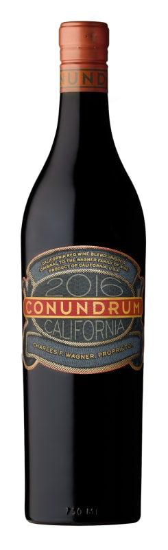 Conundrum Red Blend 2016 Front Bottle Shot