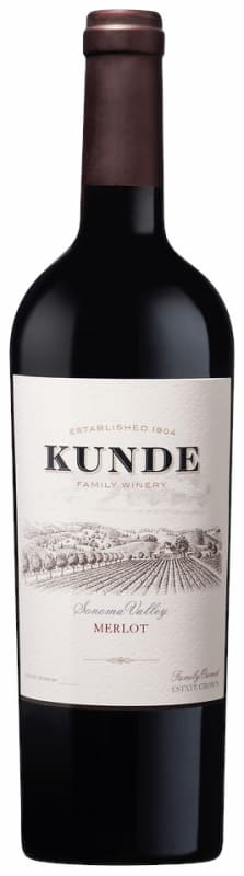 Kunde Merlot 2022 Front Bottle Shot