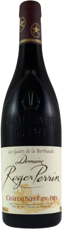 Roger Perrin Chateauneuf-du-Pape Les Galets de la Berthaude 2023 Front Bottle Shot