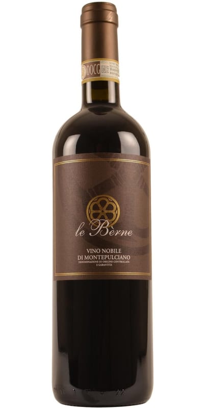 Le Berne Vino Nobile di Montepulciano 2018 Front Bottle Shot