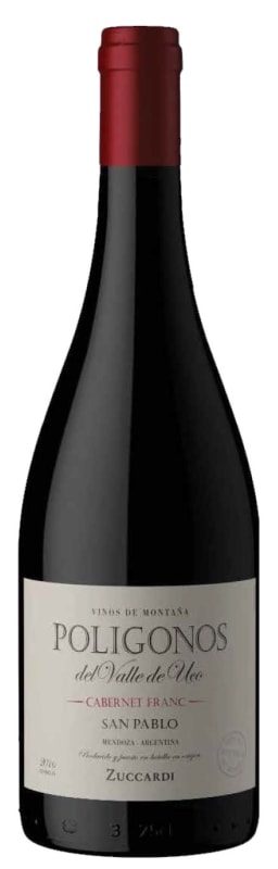 Zuccardi San Pablo Poligonos del Valle de Uco Cabernet Franc 2020 Front Bottle Shot