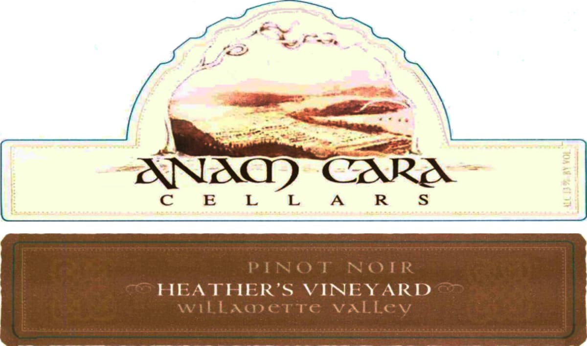 Anam Cara Heather's Vineyard Pinot Noir 2006 Front Label