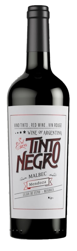 TintoNegro Mendoza Malbec 2019 Front Bottle Shot