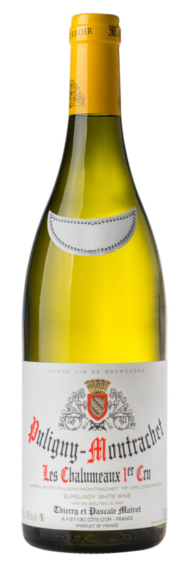 Domaine Matrot Puligny-Montrachet Les Chalumeaux Premier Cru 2016 Front Bottle Shot