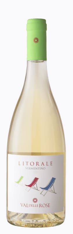 Val delle Rose Litorale Vermentino 2019 Front Bottle Shot
