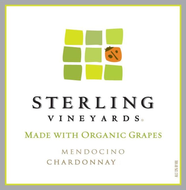 Sterling Organic Chardonnay 2012 Front Label