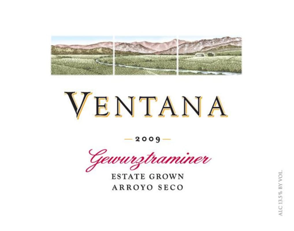 Ventana Gewurztraminer 2009 Front Label