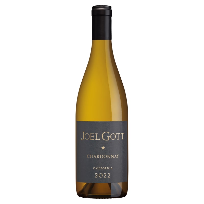 Joel Gott Barrel-Aged Chardonnay 2022 Front Bottle Shot