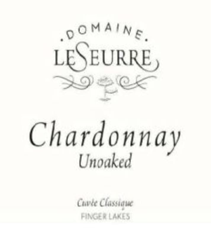 Domaine LeSeurre Unoaked Cuvee Classique Chardonnay 2015 Front Label