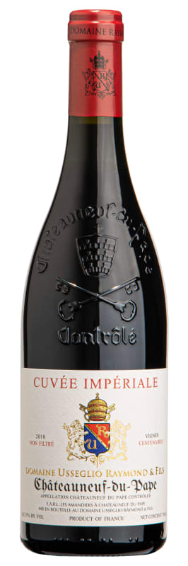 Domaine Raymond Usseglio Chateauneuf-du-Pape Cuvee Imperiale 2018 Front Bottle Shot